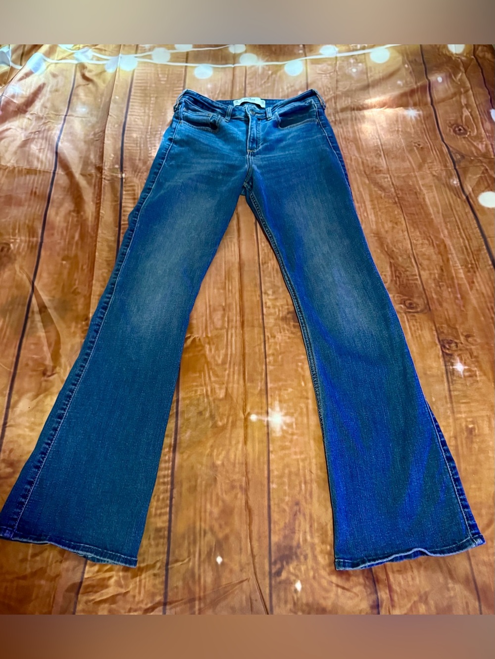 Hollister curvy mid rise Bootcut Jeans